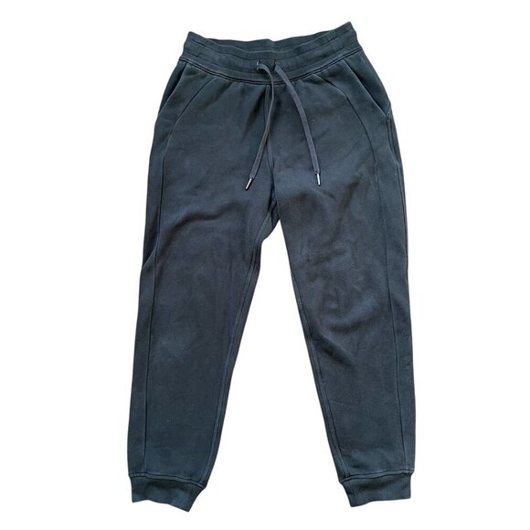 Lululemon Scuba High Rise Jogger 7/8 Length Womens Size 4 Black Sweatpants Pants - Picture 1 of 8